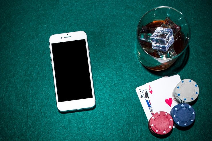Ilustrasi pengguna menikmati sports betting dengan perangkat mobile secara nyaman dan aman